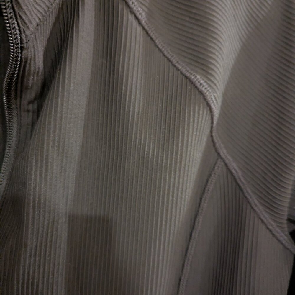 Talbots Soft Stretch Ribbed Half Zip Pullover Bla… - image 2